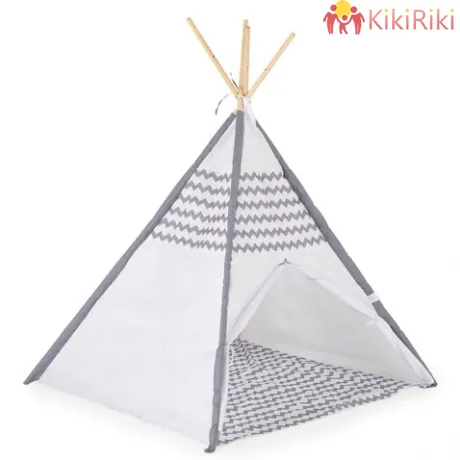 Tipi – детска палатка за игра с дървена конструкция