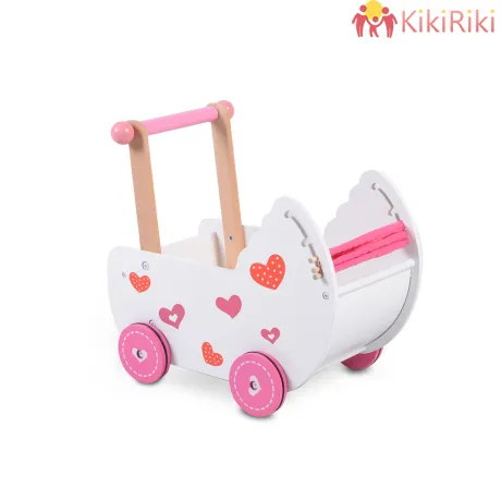 Moni 2150 Дървена количка за кукли