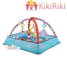 KikkaBoo Активна гимнастика с 18 топчета Blue Animals
