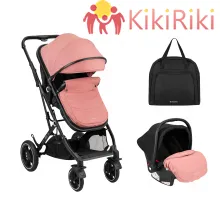 KikkaBoo Комбинирана количка 3в1 с трансф. седалка Alba