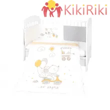 KikkaBoo Бебешки спален комплект 2 части EU style 60/120 Joyful Mice
