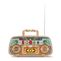 Дървен бизи борд FM радио с LED дисплей [4]