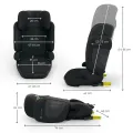 Kinderkraft XPAND 2 PRO Graphite Black i-Size столче за кола 100–150 см [7]