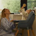 Kinderkraft FINI 2 столче за хранене NORDIC BREEZE [10]