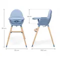 Kinderkraft FINI 2 столче за хранене NORDIC BREEZE [5]