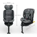 Kinderkraft I-360 2 PLUS Grey i-Size столче за кола 40–150 см [10]