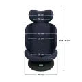 Kinderkraft I-GROW 2 PLUS Navy i-Size столче за кола 40–150 см [6]
