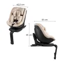 Kinderkraft I-GUARD AirFlow Beige i-Size столче за кола 40–105 см [4]