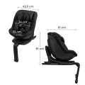 Kinderkraft I-GUARD AirFlow Black i-Size столче за кола 40–105 см [3]